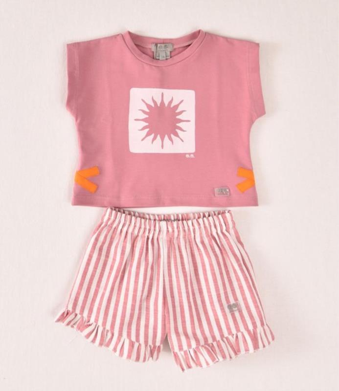CONJUNTO RAYAS NIÑA 2P