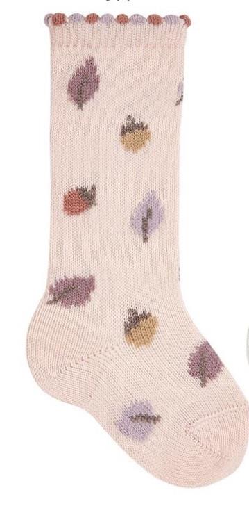 Calcetines altos mezcla lana Merino otoño