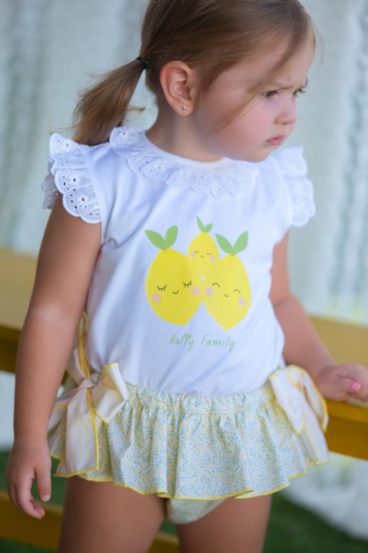 Conjunto niña pio pio amarillo