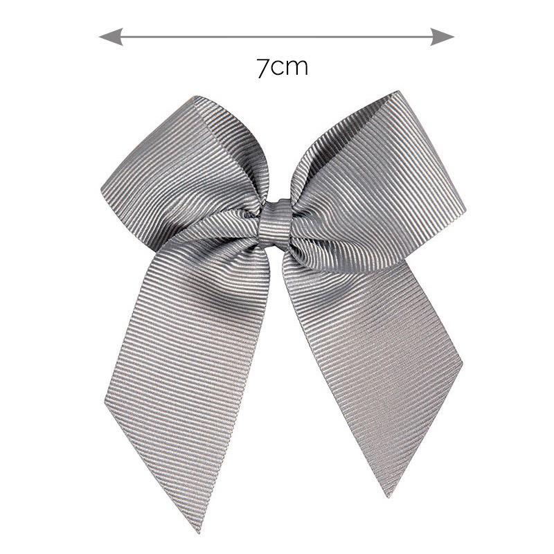 Pinza para el cabello con lazo de grogrén ALUMINIO