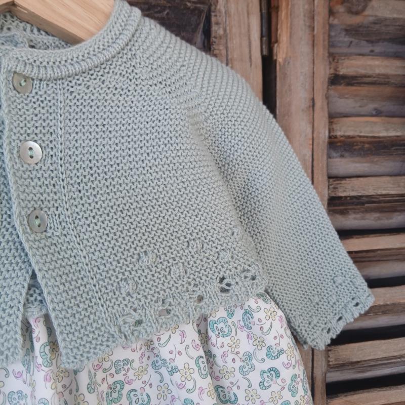 Chaqueta Moya verde agua