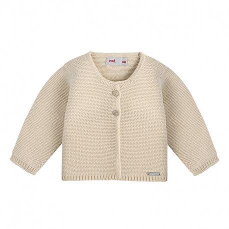 Chaqueta larga punto bobo LINO