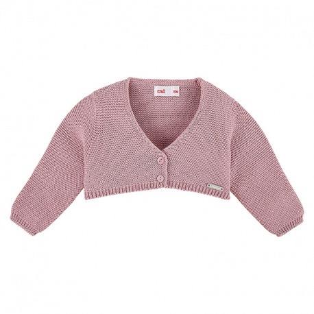 Chaqueta corta rosa palo