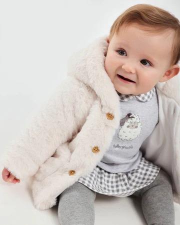 CHAQUETÓN PELO CRUDO BEBÉ