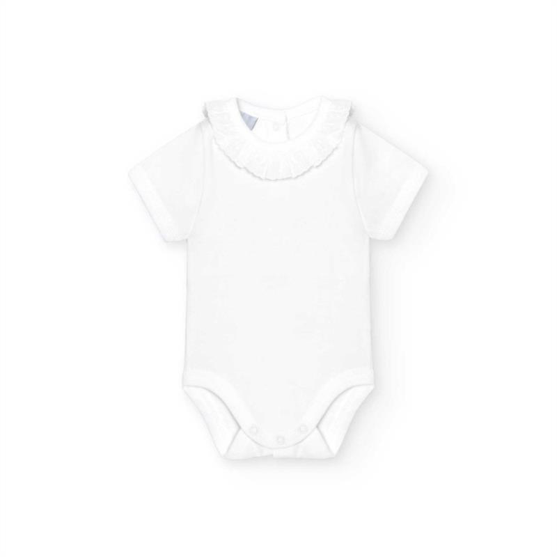 Body m/corta cuello batista