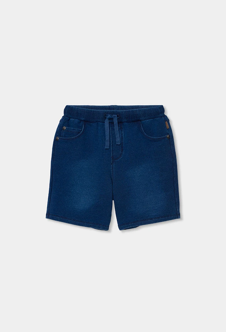  Bermudas felpa denim de niño