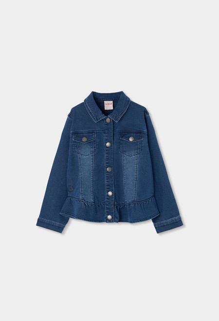 Chaqueta niña denim