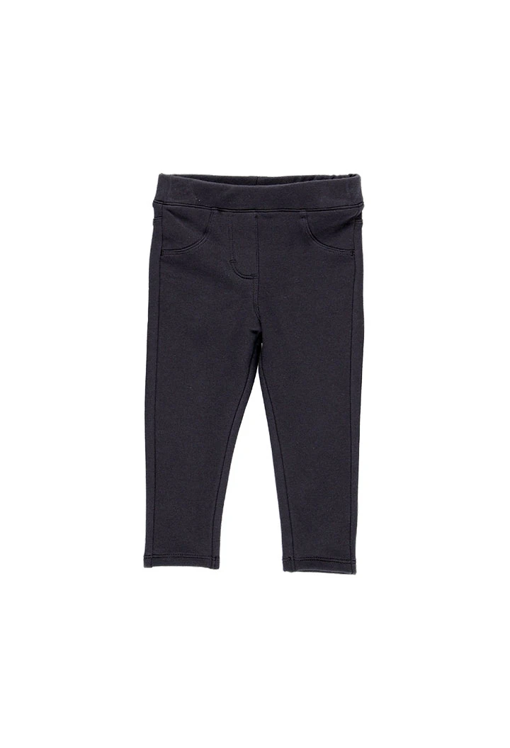 Pantalón felpa niña gris