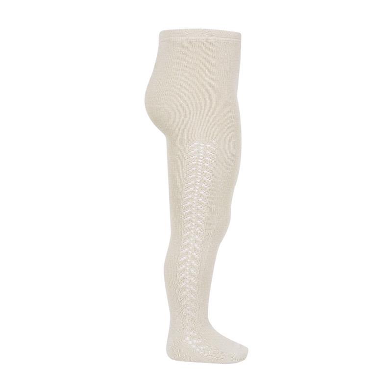 Leotardos algodón cálido con calado lateral LINO