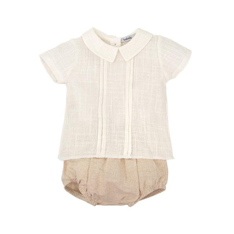 CONJUNTO NIÑO CAMISA Y RANITA