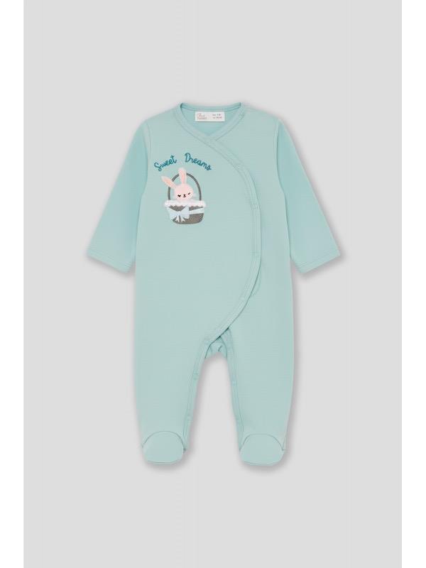 Pijama bebe verde