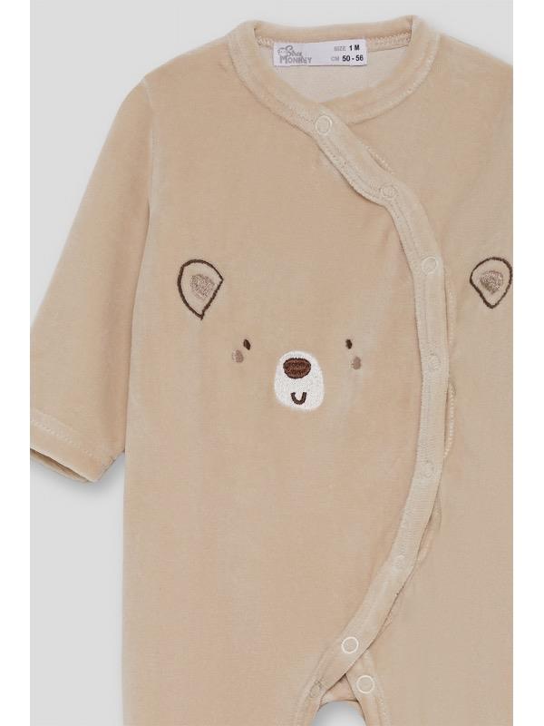 Pijama bebe tostado 